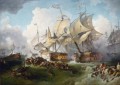 Loutherbourg La Victoire de Lord Howe Batailles navale